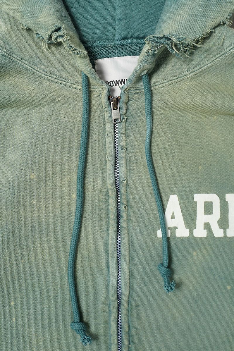 BOWWOW(バウワウ) ARMY ZIP HOODIE AGED アーミージップフーディーエイジド BW252-AZH