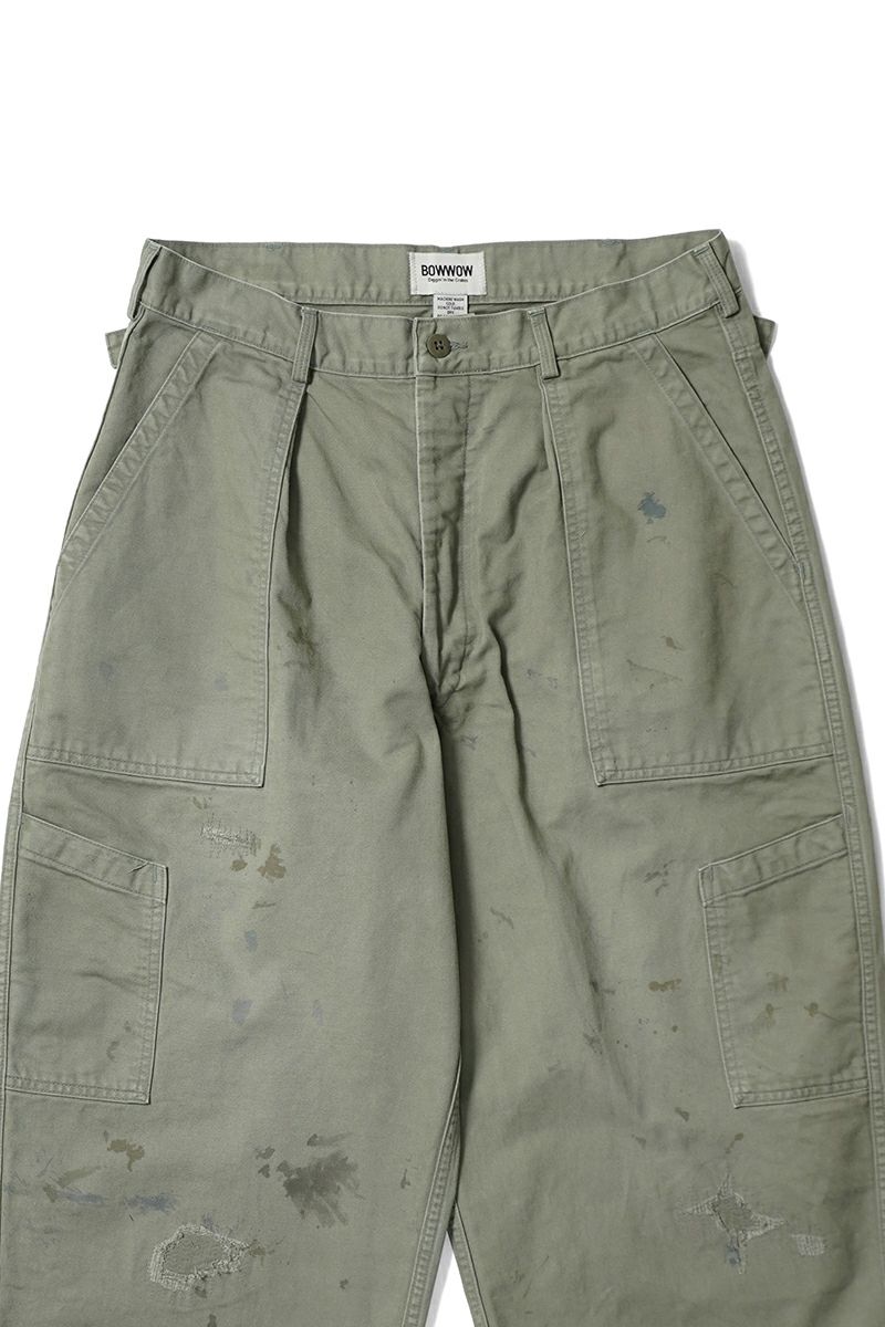 BOWWOW(バウワウ) REPAIRED USAF MECHANIC PANTS リペア―ドアメリカ空軍メカニックパンツ BW252-RUMP