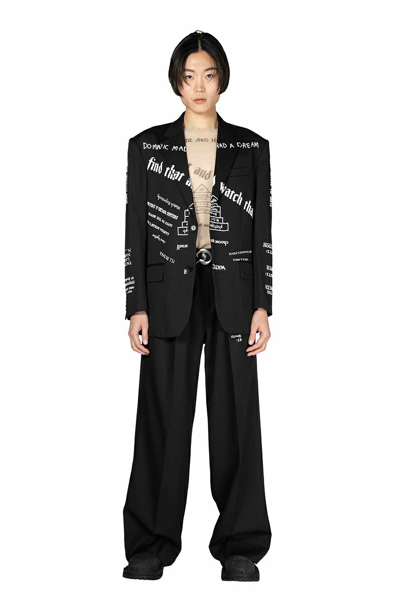 DAIRIKU(ダイリク)"TATTOO" Printed Tailored Jacket タトゥープリンテッドテーラードジャケット 25AW J4 