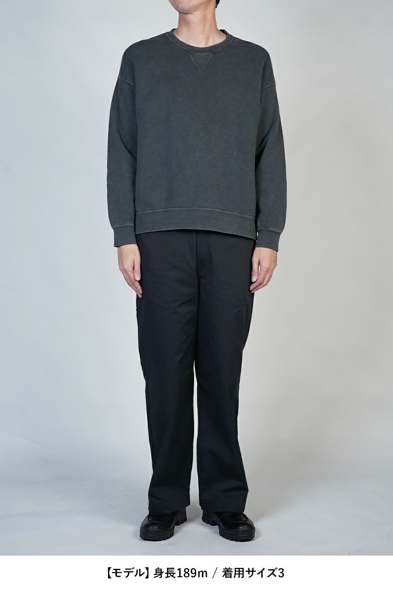 visvim(ビズビム) JUMBO SB SWEAT L/S DMGD ジャンボスウェット長袖ダメージド 0125205010019