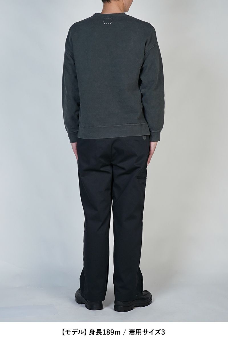 visvim(ビズビム) JUMBO SB SWEAT L/S DMGD ジャンボスウェット長袖ダメージド 0125205010019