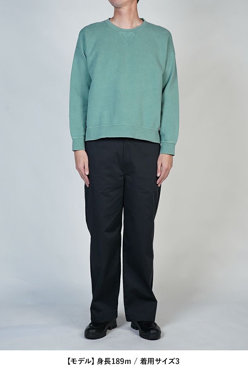 visvim(ビズビム) JUMBO SB SWEAT L/S DMGD ジャンボスウェット長袖ダメージド 0125205010019