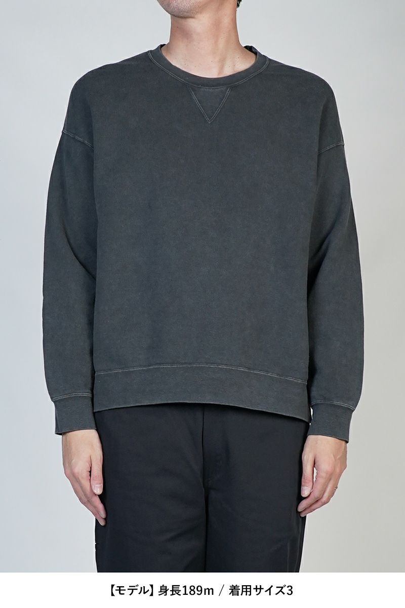 visvim(ビズヴィム) JUMBO SB SWEAT L/S DMGD ジャンボスウェット長袖ダメージド 0125205010019