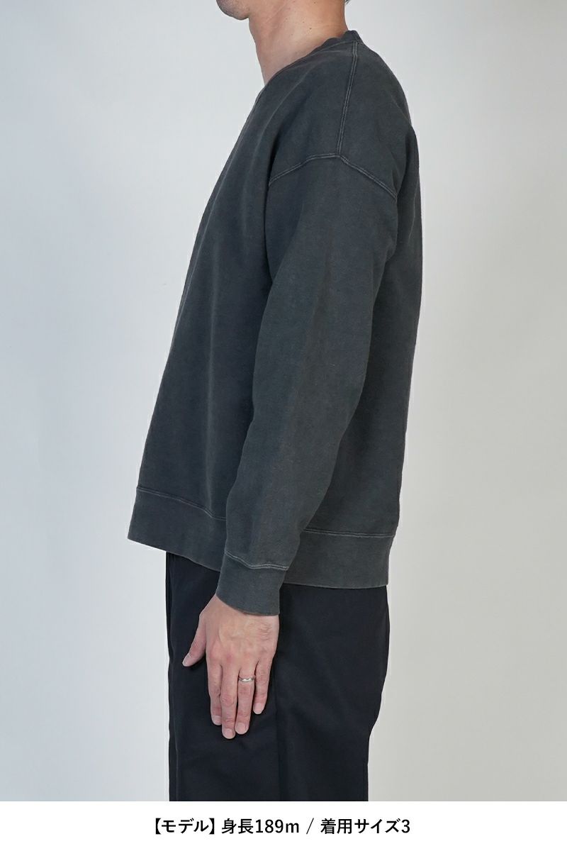 visvim(ビズビム) JUMBO SB SWEAT L/S DMGD ジャンボスウェット長袖ダメージド 0125205010019