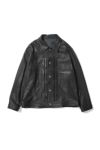 Porter Classic(ポータークラシック)LEATHER JACKET W / SILVER BUTTONS (ENTREFINO) レザージャケット シルバーボタン エントルフィーノ PC-017-3590