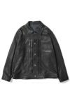 Porter Classic(ポータークラシック)LEATHER JACKET W / SILVER BUTTONS (ENTREFINO) レザージャケット シルバーボタン エントルフィーノ PC-017-3590