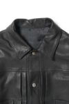Porter Classic(ポータークラシック)LEATHER JACKET W / SILVER BUTTONS (ENTREFINO) レザージャケット シルバーボタン エントルフィーノ PC-017-3590