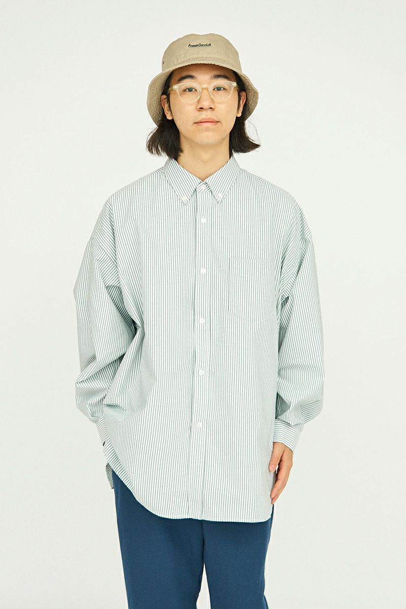 FreshService(フレッシュサービス) DRY OXFORD CORPORATE L/S B.D SHIRT ドライオックスフォード コーポレート長袖ボタンダウンシャツ FSC254-50025B
