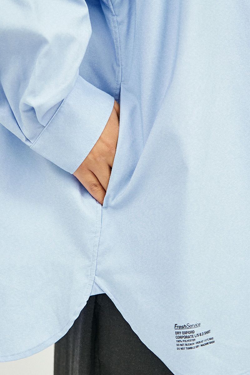 FreshService(フレッシュサービス) DRY OXFORD CORPORATE L/S B.D SHIRT ドライオックスフォード コーポレート長袖ボタンダウンシャツ FSC254-50025B