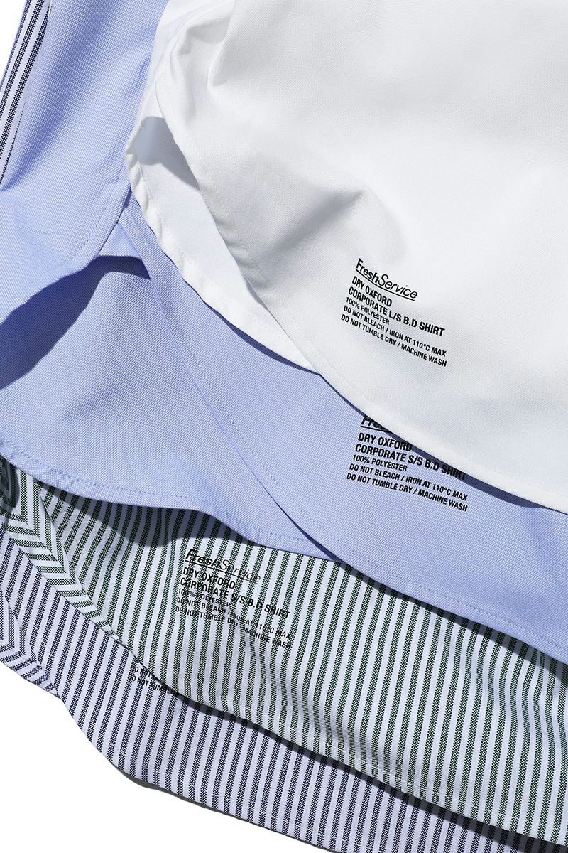 FreshService(フレッシュサービス) DRY OXFORD CORPORATE L/S B.D SHIRT ドライオックスフォード コーポレート長袖ボタンダウンシャツ FSC254-50025B