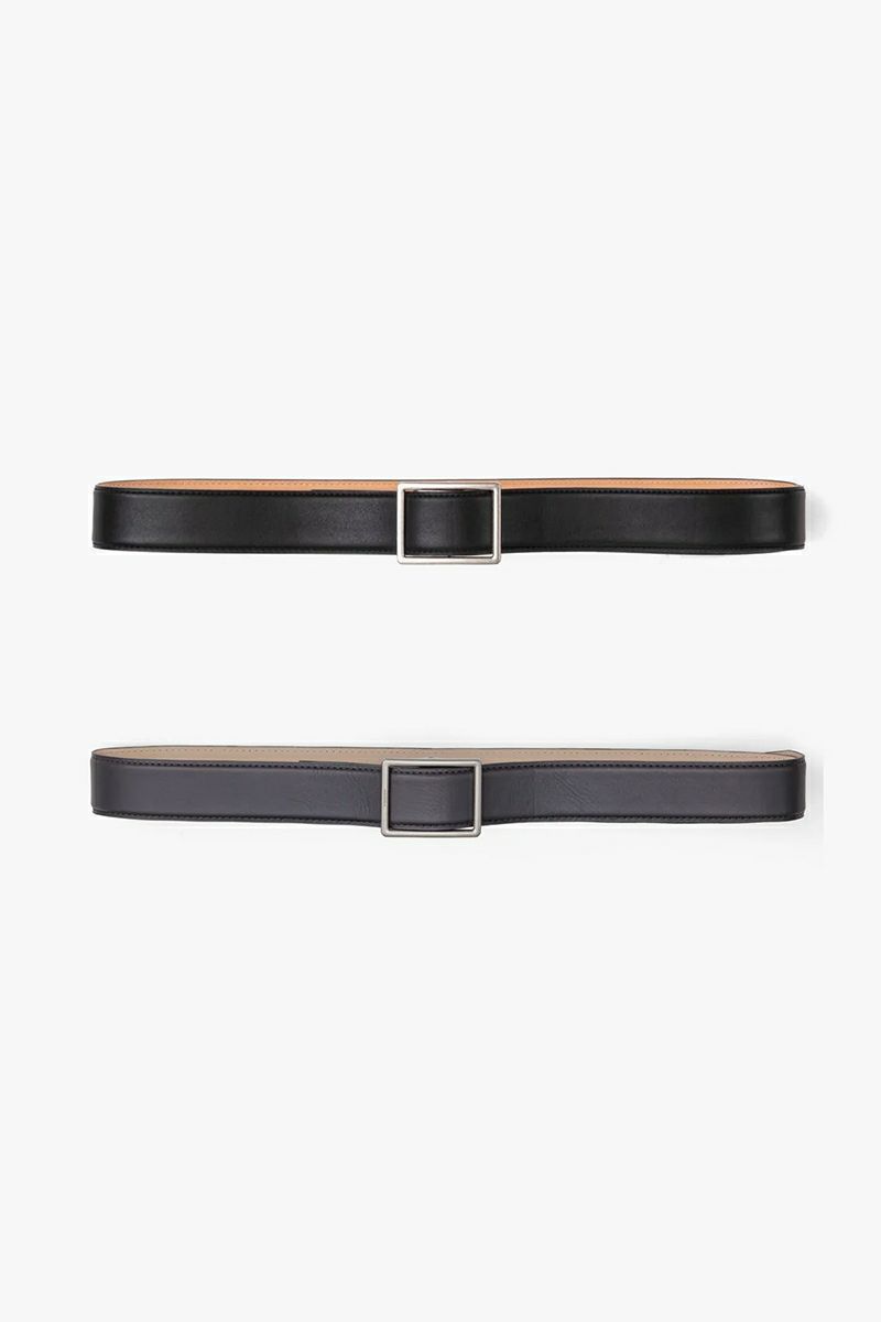 Graphpaper(グラフペーパー) Holeless Leather Classic Belt ホールレスレザークラシックベルト GU254-90033B