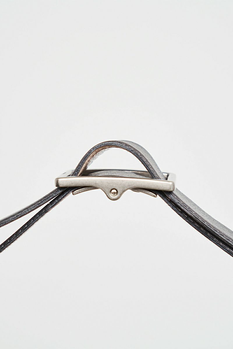 Graphpaper(グラフペーパー) Holeless Leather Classic Belt ホールレスレザークラシックベルト GU254-90033B