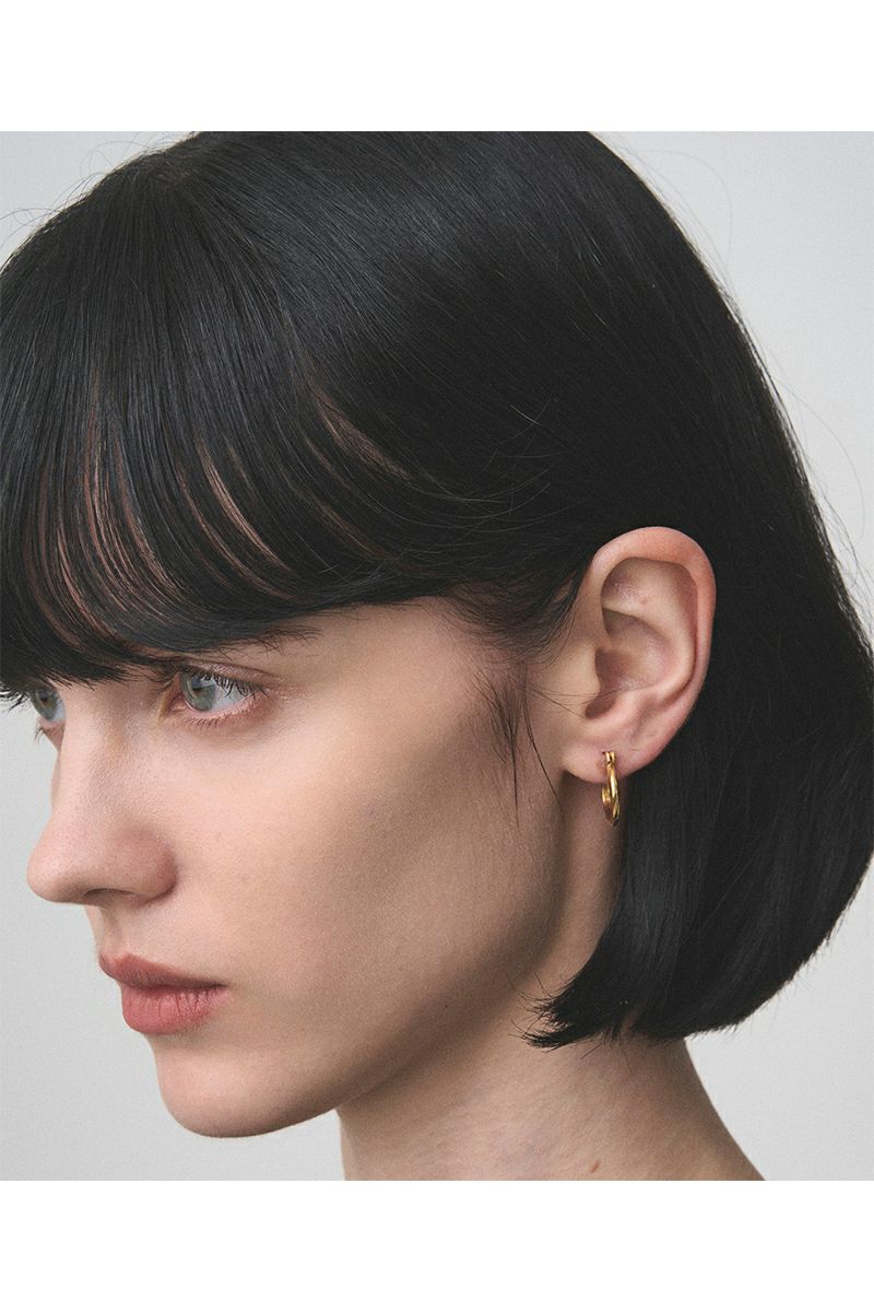 JUHA(ユハ) PIERCE - FLAT - GOLD ピアス フラット ゴールド 10000902-2