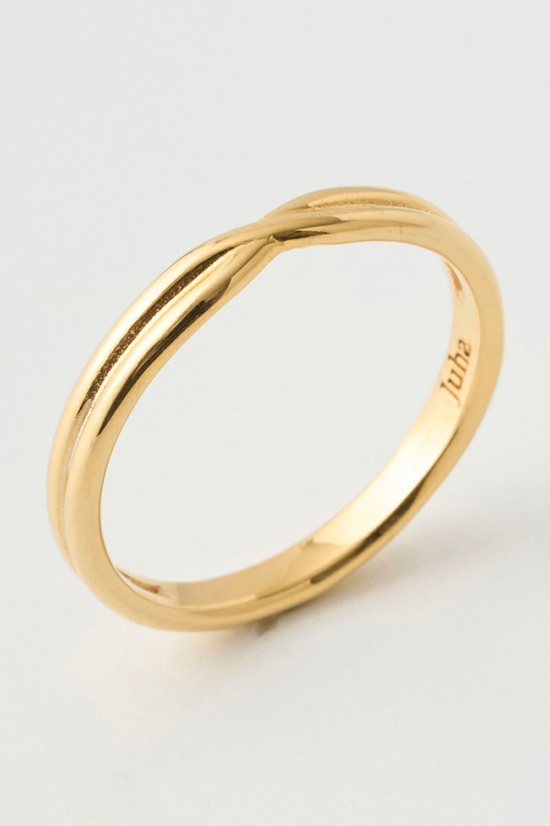 JUHA(ユハ) RING - CROSS - GOLD リング クロス ゴールド 10000920-2