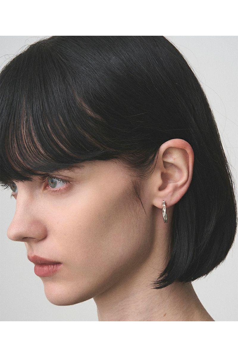 JUHA(ユハ) PIERCE - CROSS - SILVER ピアス クロス シルバー 10000921-1