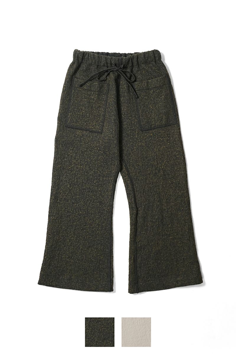 kengo(ケンゴ) cotton wool bokomoko loose flare pants コットンウールボコモコルーズフレアパンツ K25FW-PA5