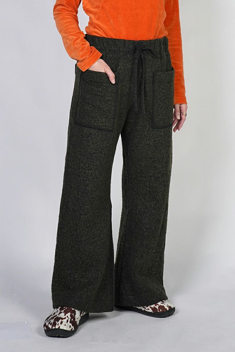 kengo(ケンゴ) cotton wool bokomoko loose flare pants コットンウールボコモコルーズフレアパンツ K25FW-PA5