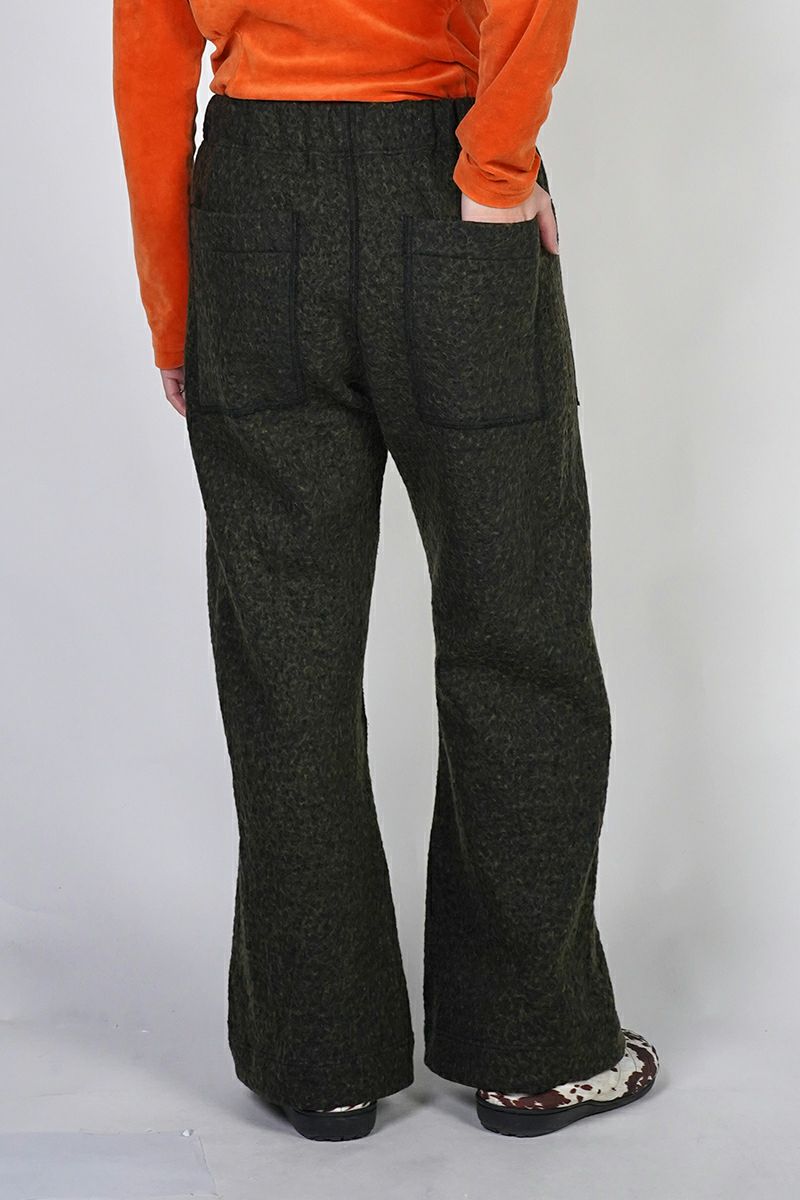 kengo(ケンゴ) cotton wool bokomoko loose flare pants コットンウールボコモコルーズフレアパンツ K25FW-PA5