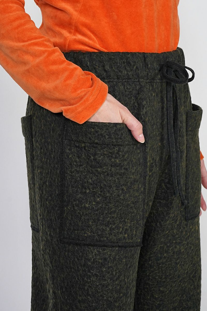 kengo(ケンゴ) cotton wool bokomoko loose flare pants コットンウールボコモコルーズフレアパンツ K25FW-PA5