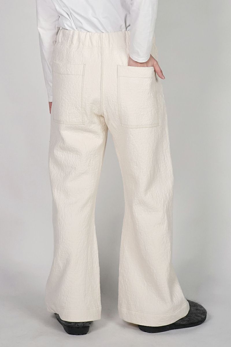 kengo(ケンゴ) cotton wool bokomoko loose flare pants コットンウールボコモコルーズフレアパンツ K25FW-PA5