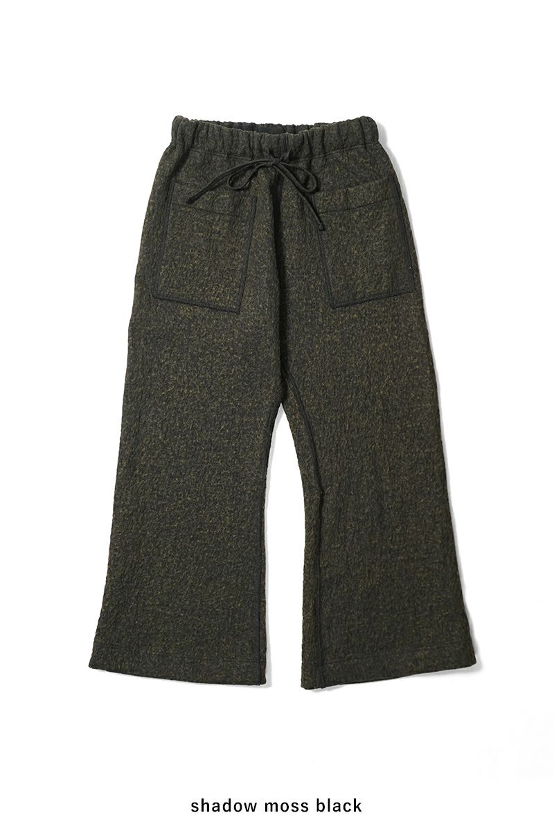 kengo(ケンゴ) cotton wool bokomoko loose flare pants コットンウールボコモコルーズフレアパンツ K25FW-PA5