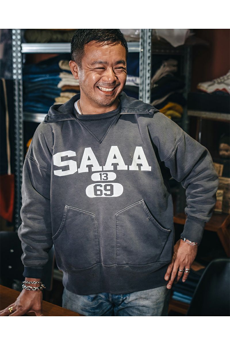 SAINT Mxxxxxx(セントマイケル) SM-HR1-0000-C58 / BerBerJin AFTER HOODED / DBL / FC / SAA / BLK ベルベルジン アフターフーディー