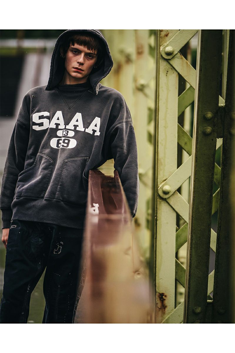 SAINT Mxxxxxx(セントマイケル) SM-HR1-0000-C58 / BerBerJin AFTER HOODED / DBL / FC / SAA / BLK ベルベルジン アフターフーディー