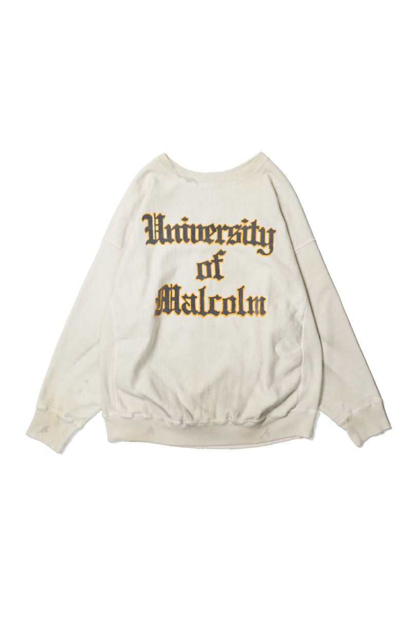 BOWWOW(バウワウ) UNIV. MACLAREN LETTERING SWEATSHIRT AGED ユニバーシティマクラーレンレターリングスウェットシャツエイジド BW252-UMLS