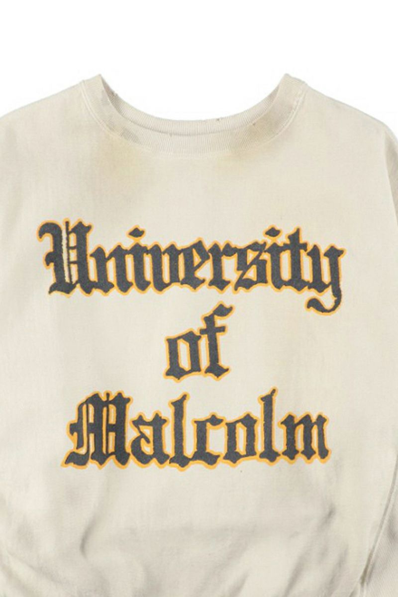 BOWWOW(バウワウ) UNIV. MACLAREN LETTERING SWEATSHIRT AGED ユニバーシティマクラーレンレターリングスウェットシャツエイジド BW252-UMLS