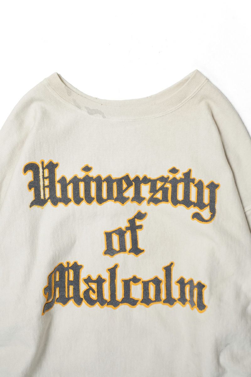 BOWWOW(バウワウ) UNIV. MACLAREN LETTERING SWEATSHIRT AGED ユニバーシティマクラーレンレターリングスウェットシャツエイジド BW252-UMLS
