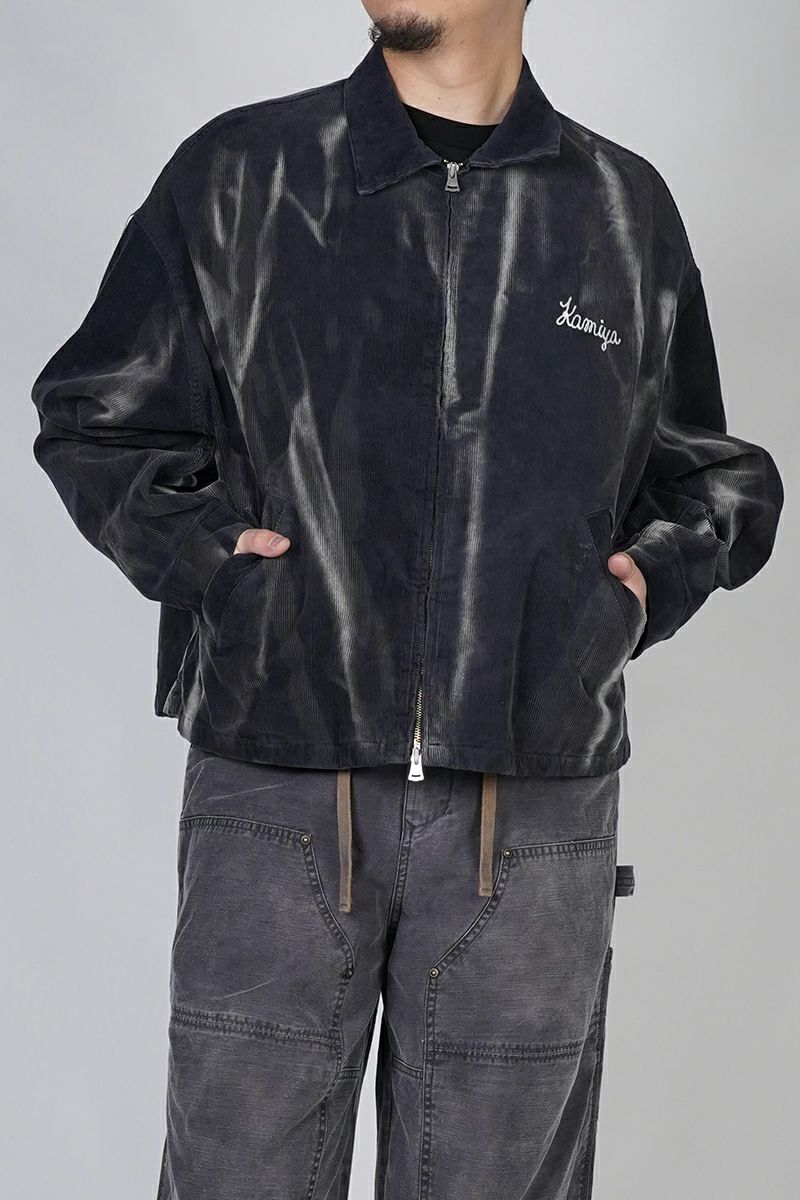 KAMIYA(カミヤ) Sun-Faded Corduroy Work Blouson サンフェイディッド コーデュロイ ワークブルゾン G15BL033