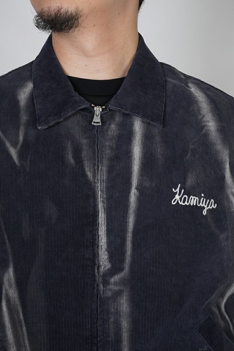 KAMIYA(カミヤ) Sun-Faded Corduroy Work Blouson サンフェイディッド コーデュロイ ワークブルゾン G15BL033