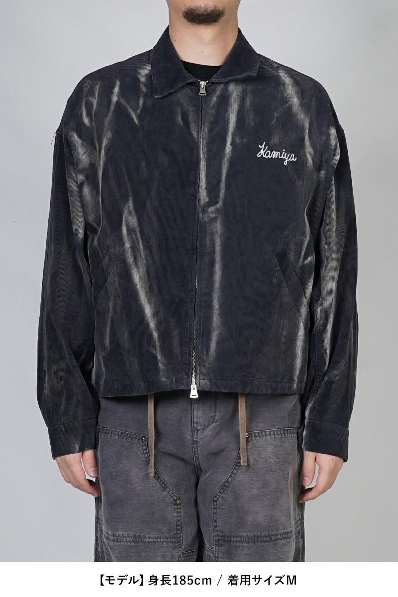 KAMIYA(カミヤ) Sun-Faded Corduroy Work Blouson サンフェイディッド コーデュロイ ワークブルゾン G15BL033