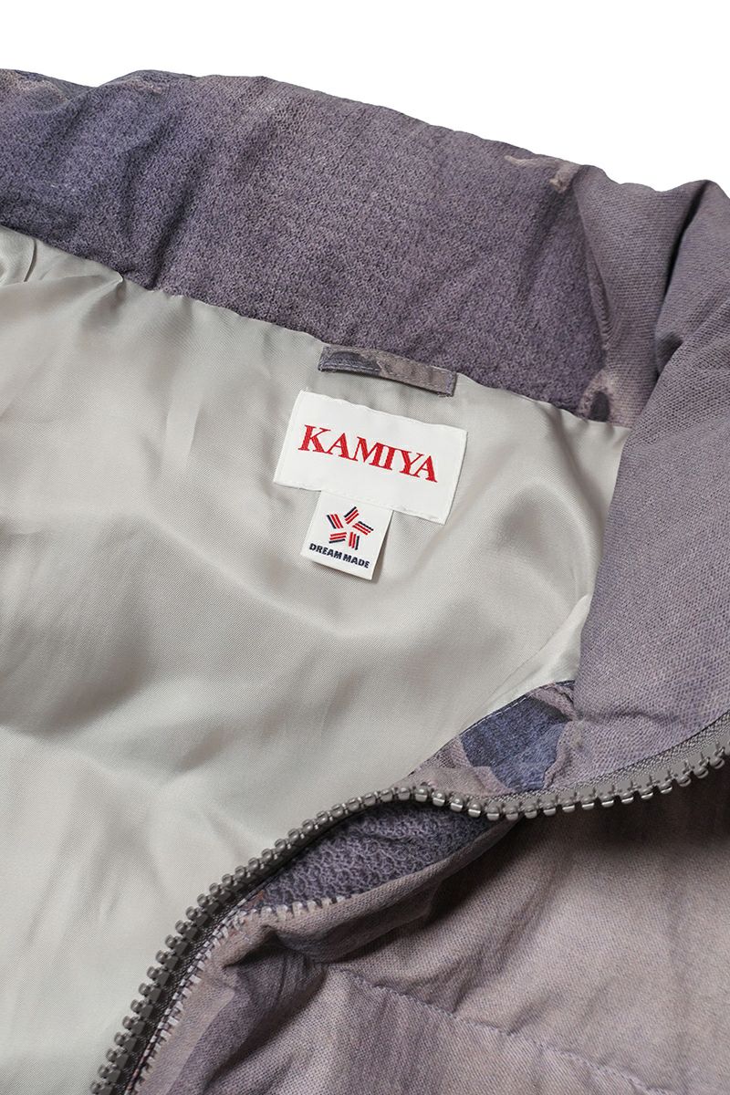 KAMIYA(カミヤ) Trompe-l'oeil Print Down Jacket トロンプ・ルイユ プリントダウンジャケット G15BL111