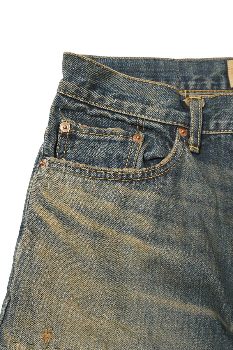KAMIYA(カミヤ) BORO Bootcut Wide Jeans ボロブーツカットワイドジーンズ G15PT053