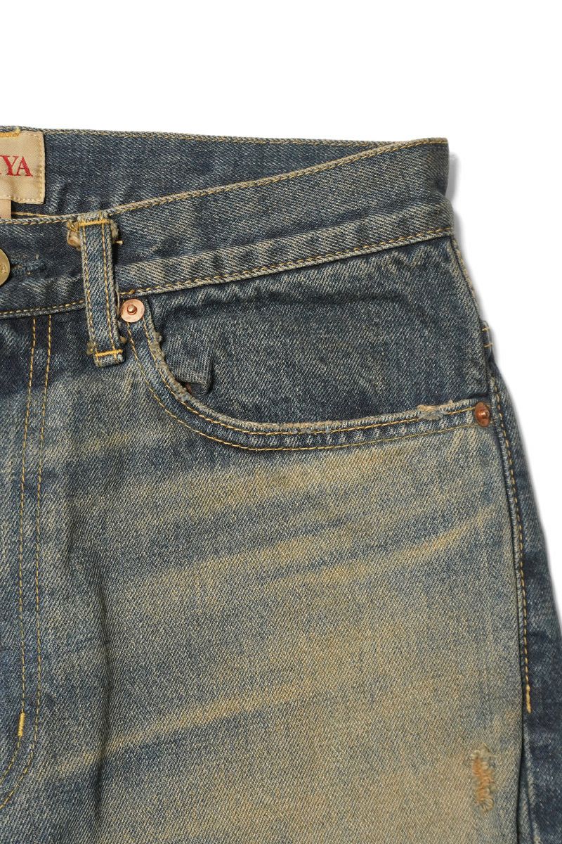 KAMIYA(カミヤ) BORO Bootcut Wide Jeans ボロブーツカットワイドジーンズ G15PT053