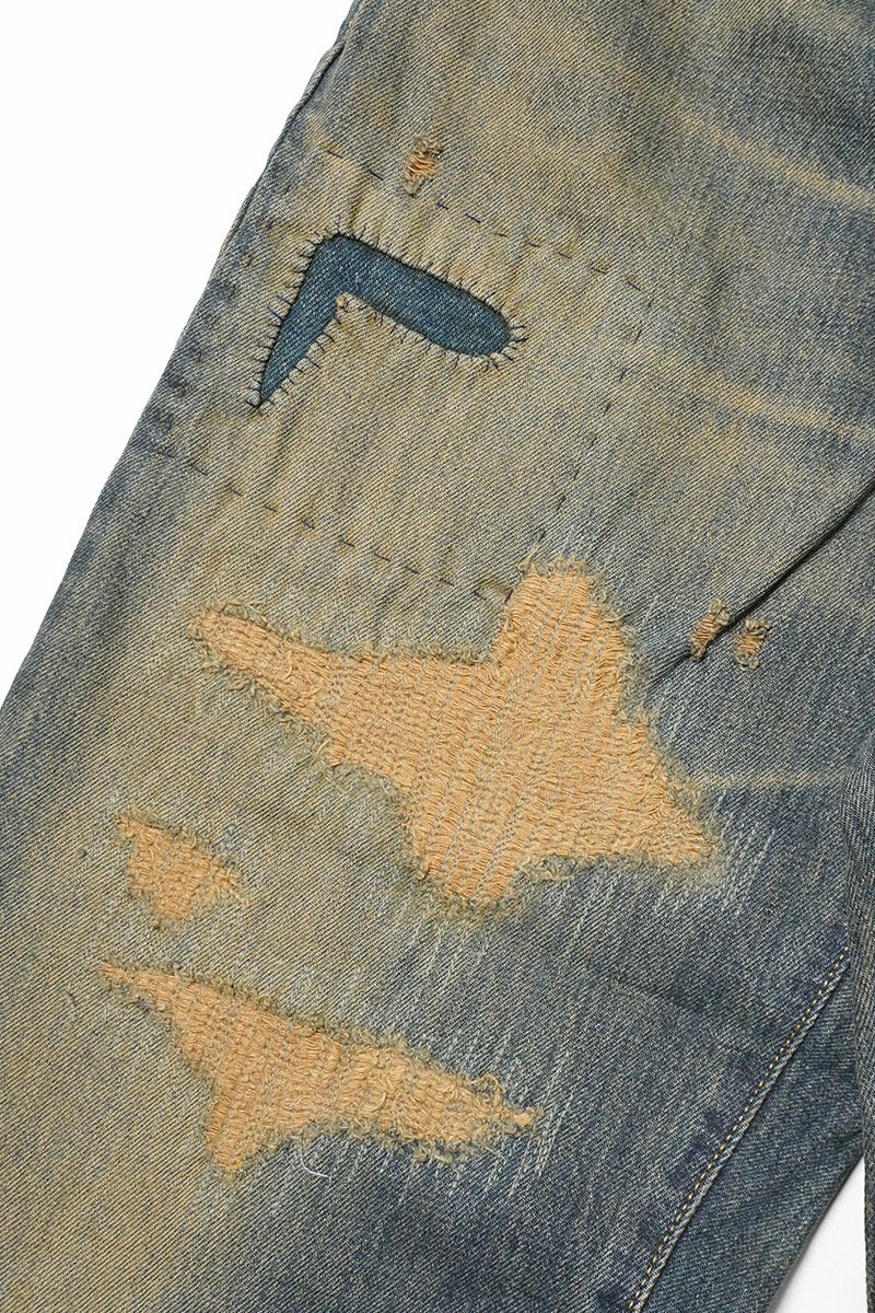 KAMIYA(カミヤ) BORO Bootcut Wide Jeans ボロブーツカットワイドジーンズ G15PT053