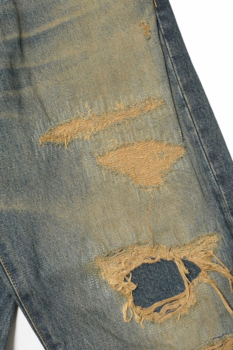 KAMIYA(カミヤ) BORO Bootcut Wide Jeans ボロブーツカットワイドジーンズ G15PT053