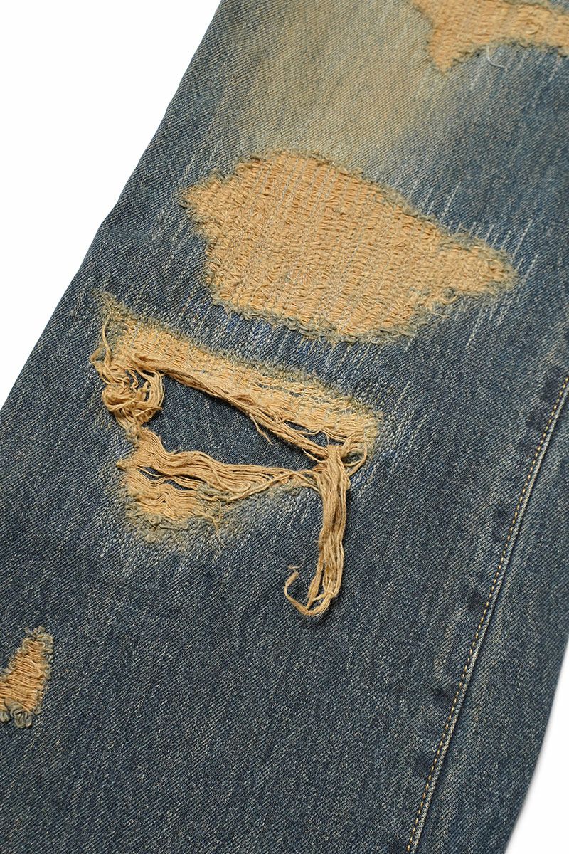 KAMIYA(カミヤ) BORO Bootcut Wide Jeans ボロブーツカットワイドジーンズ G15PT053
