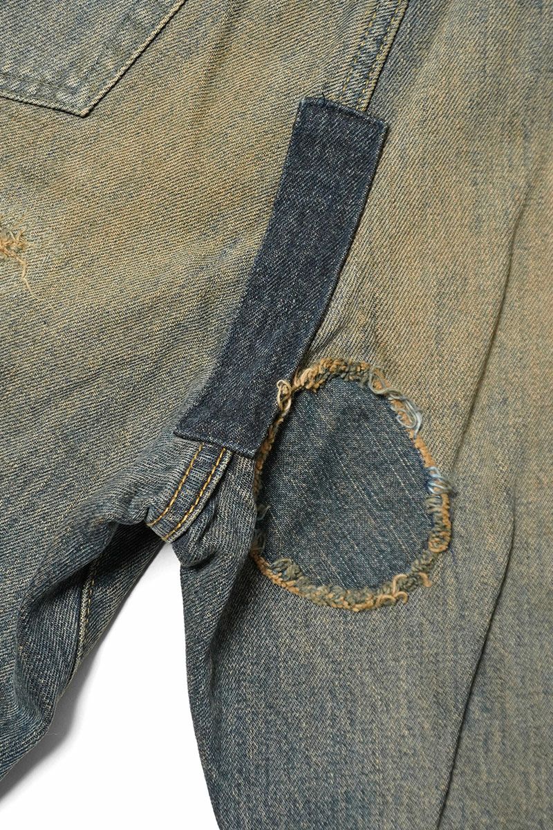 KAMIYA(カミヤ) BORO Bootcut Wide Jeans ボロブーツカットワイドジーンズ G15PT053