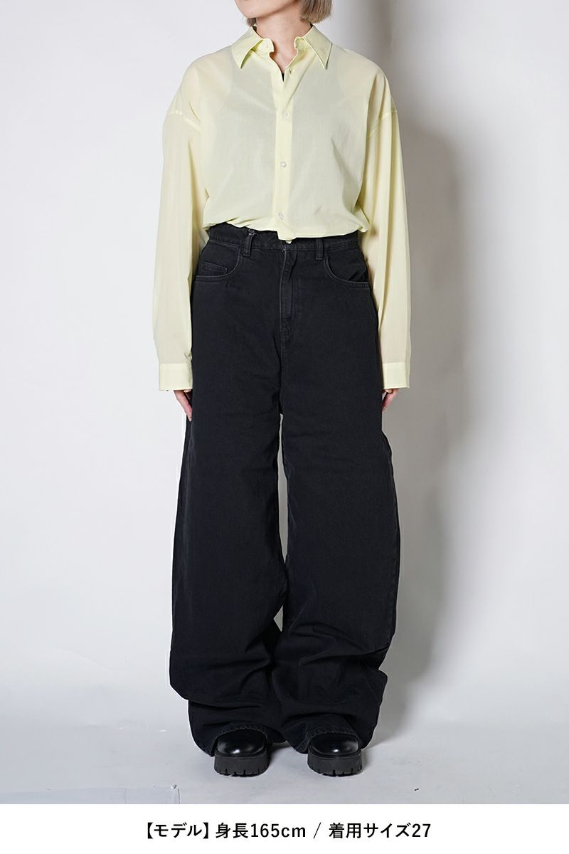 ICON DENIM(アイコンデニム) COCO Wide leg jean - medium waist ココワイドレッグジーンズ ミディアムウエスト