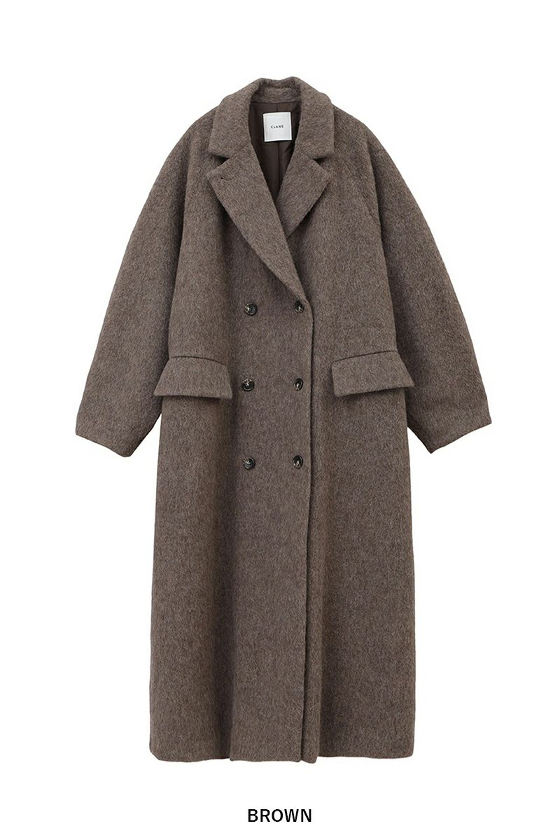 CLANE(クラネ) DOUBLE WOOL LONG COAT ダブルウールロングコート 19101-0042