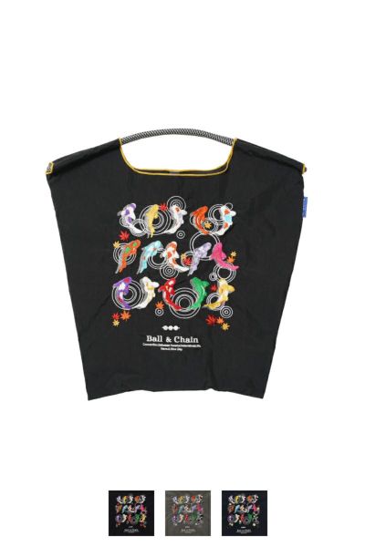 Ball & Chain(ボールアンドチェーン) KOI (M) 鯉(M) ショッピングバック トートバッグ 301020