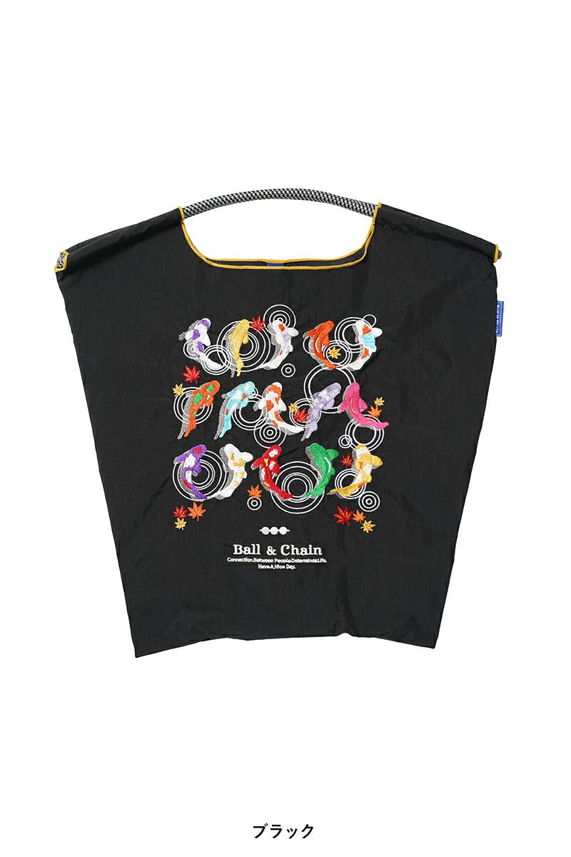 Ball & Chain(ボールアンドチェーン) KOI (M) 鯉(M) ショッピングバック トートバッグ 301020
