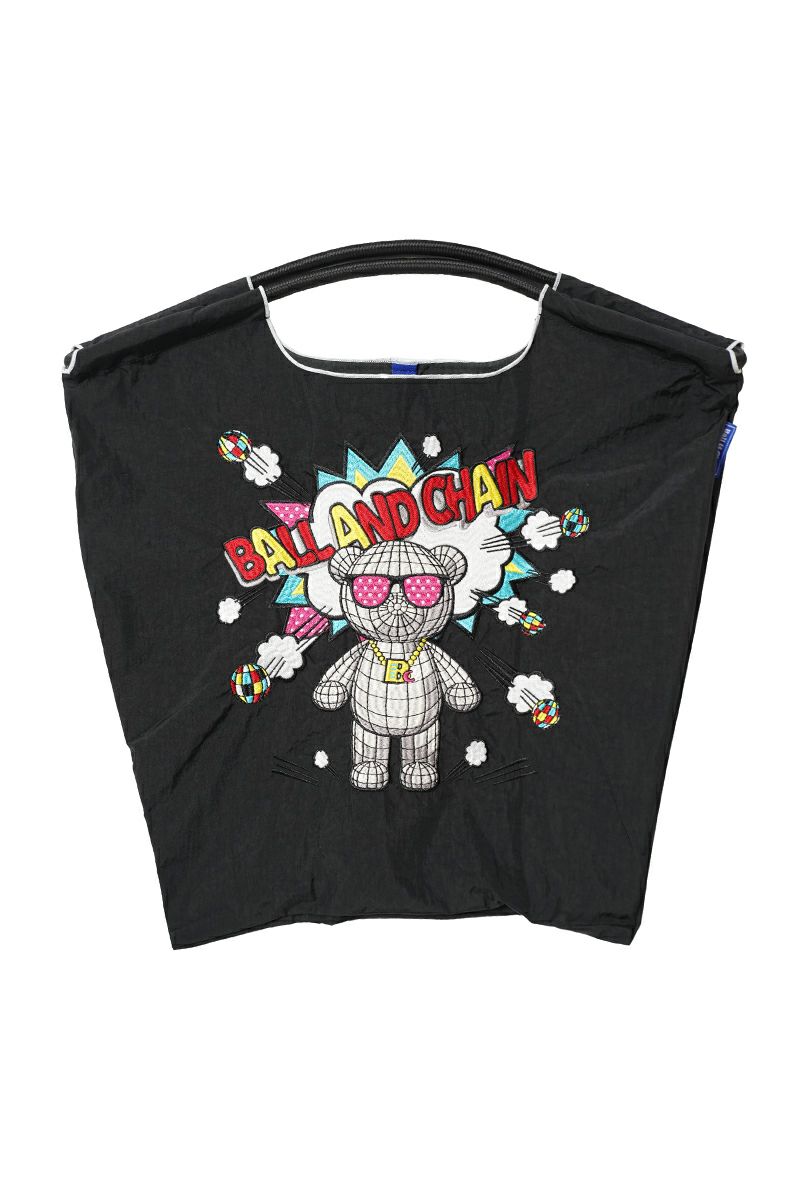 Ball & Chain(ボールアンドチェーン) KUMA BOOM (M) クマブーム(M) ショッピングバック トートバッグ 301069