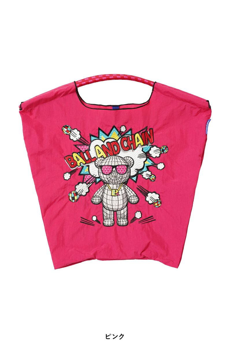 Ball & Chain(ボールアンドチェーン) KUMA BOOM (M) クマブーム(M) ショッピングバック トートバッグ 301069