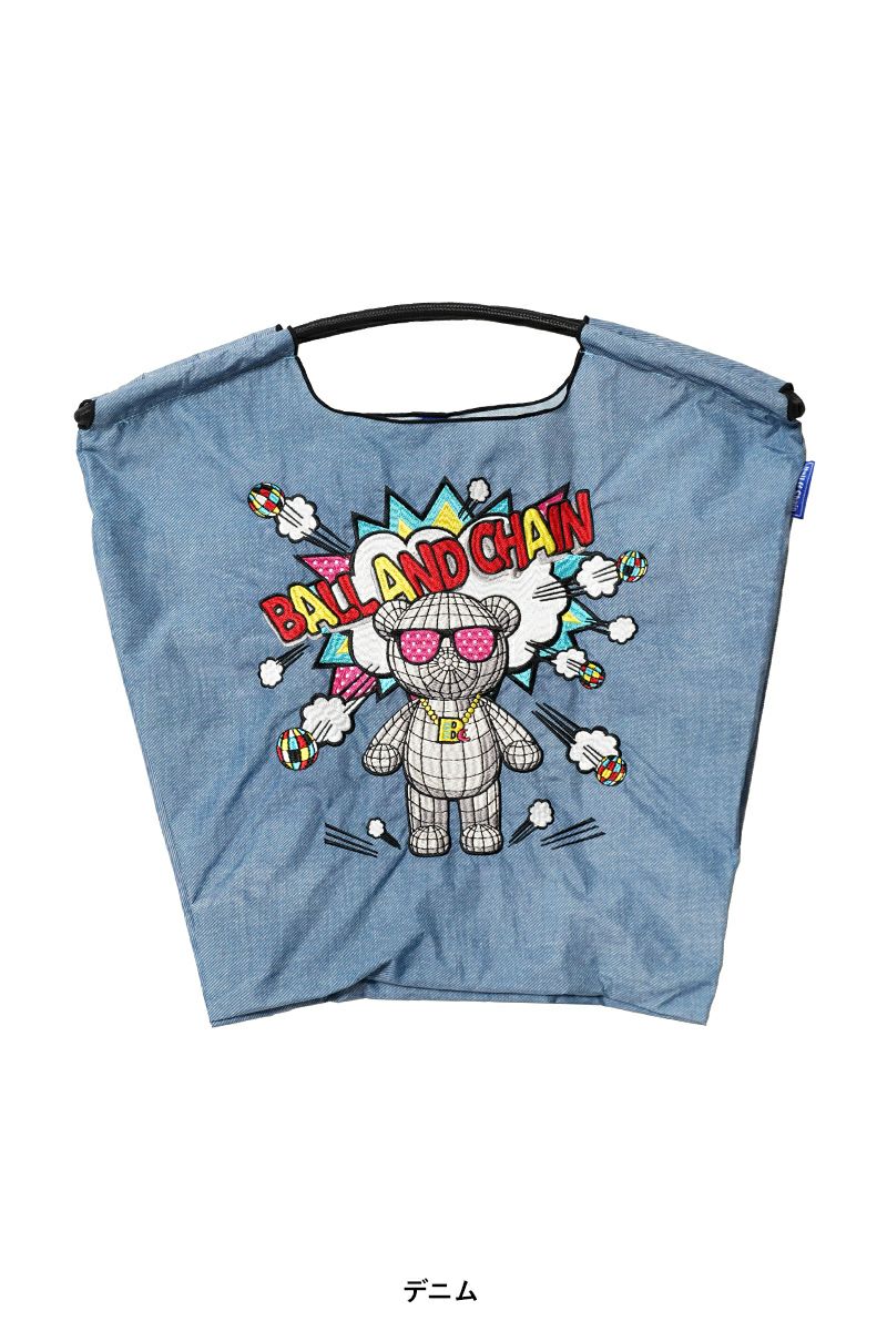 Ball & Chain(ボールアンドチェーン) KUMA BOOM (M) クマブーム(M) ショッピングバック トートバッグ 301069