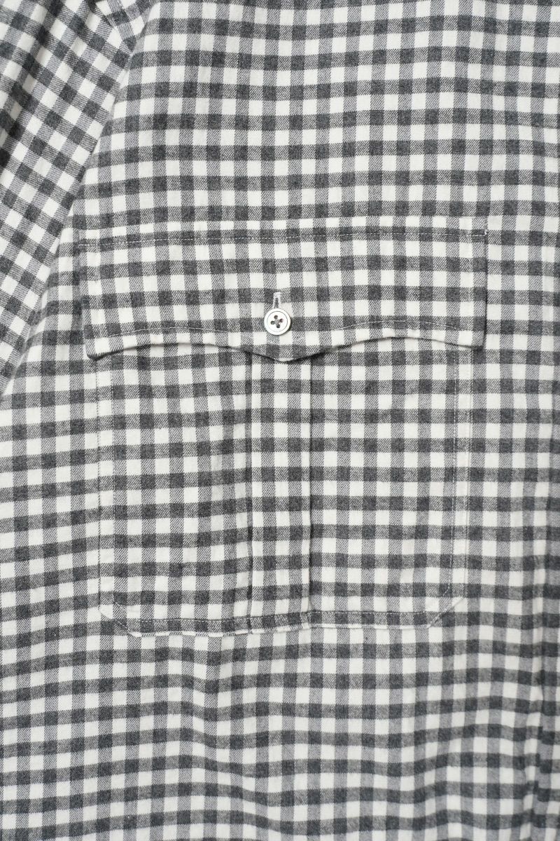 Porter Classic(ポータークラシック) ROLL UP FLANNEL GINGHAM CHECK SHIRT ロールアップフランネルギンガムチェックシャツ PC-016-3684