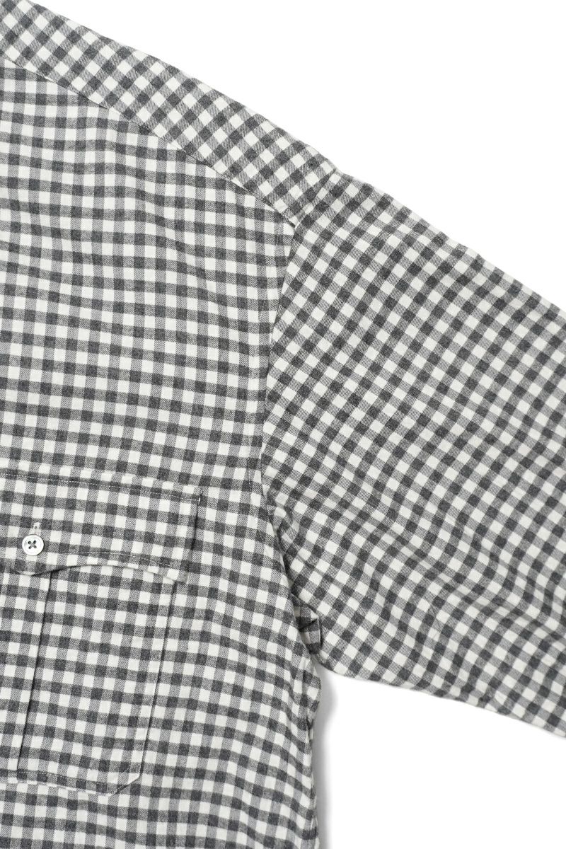 Porter Classic(ポータークラシック) ROLL UP FLANNEL GINGHAM CHECK SHIRT ロールアップフランネルギンガムチェックシャツ PC-016-3684