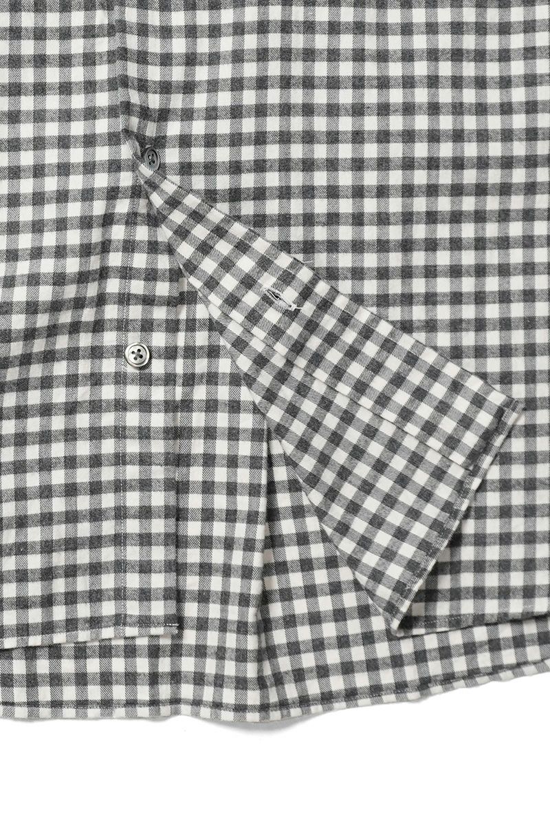 Porter Classic(ポータークラシック) ROLL UP FLANNEL GINGHAM CHECK SHIRT ロールアップフランネルギンガムチェックシャツ PC-016-3684